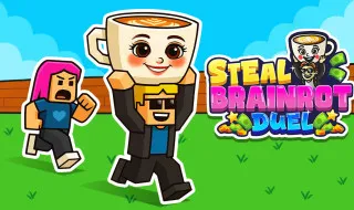 Steal Brainrot Duel arena screenshot