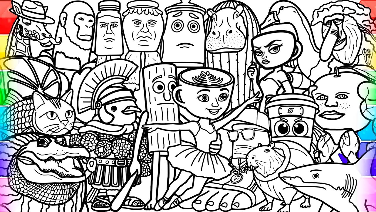 Italian Brainrot Coloring